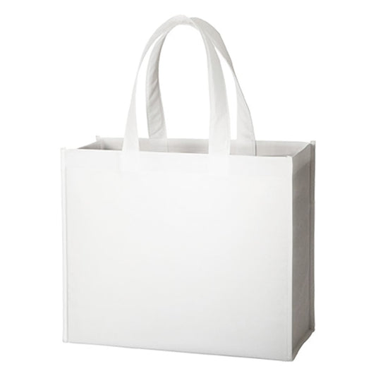 不織布 スクエアトート | ノベルティ(小物) | 1枚 | TR-0436 | ナチュラルホワイト