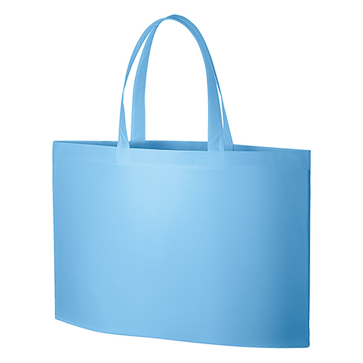 不織布イベントバッグガゼットマチ付 | ノベルティ(小物) | 1枚 | TR-0629 | フロスティブルー