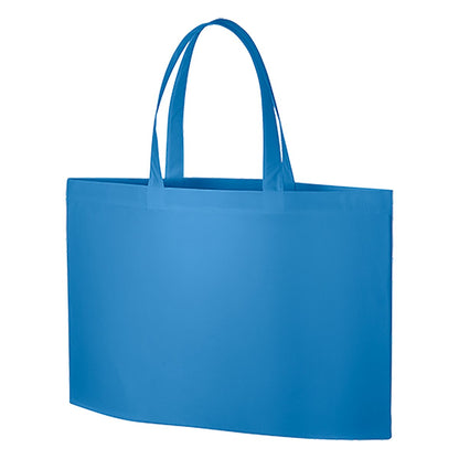 不織布イベントバッグガゼットマチ付 | ノベルティ(小物) | 1枚 | TR-0629 | スカイブルー