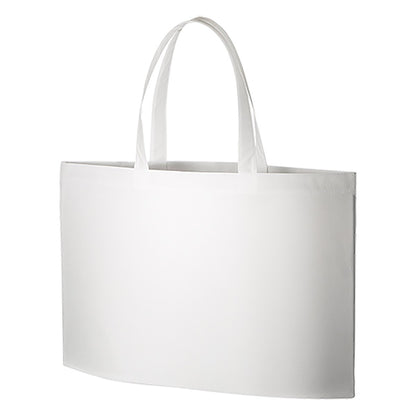 不織布イベントバッグガゼットマチ付 | ノベルティ(小物) | 1枚 | TR-0629 | ナチュラルホワイト