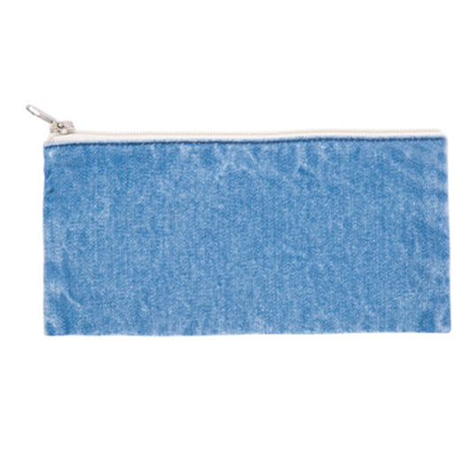 デニム フラットポーチ（S） | ノベルティ(小物) | 1枚 | TR-0704 | ヴィンテージブルー