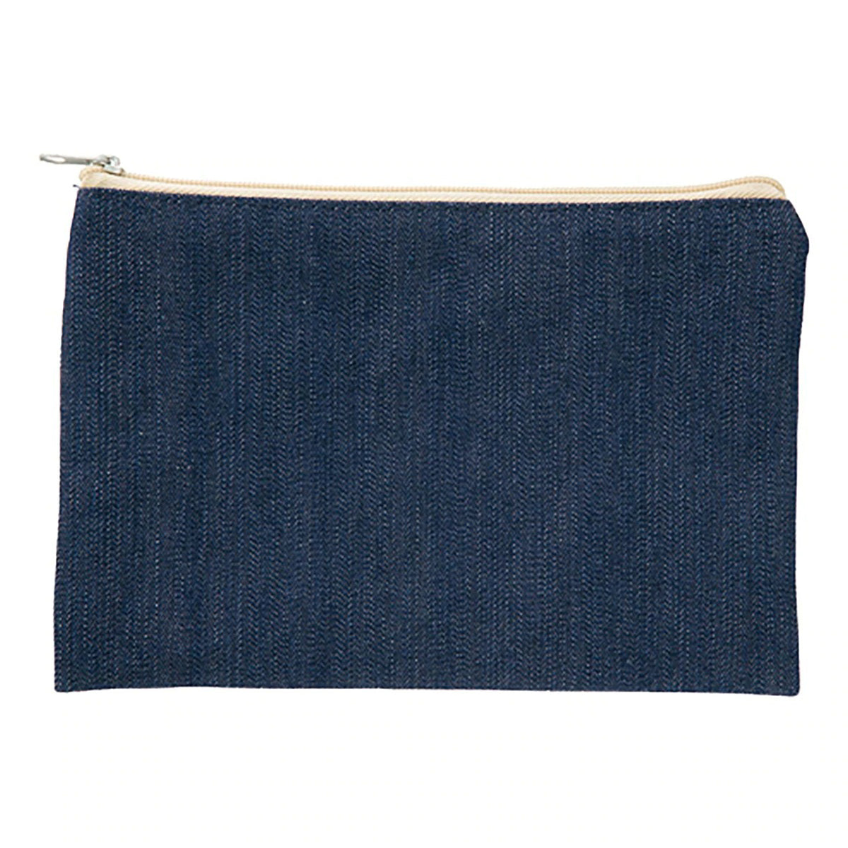 デニムフラットポーチ（Ｍ） | ノベルティ(小物) | 1枚 | TR-0705 | インディゴ