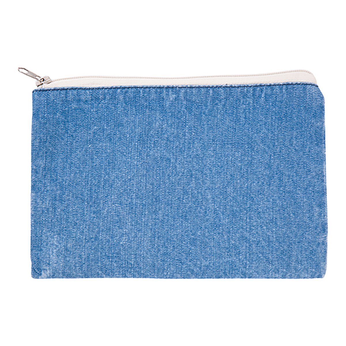 デニムフラットポーチ（Ｍ） | ノベルティ(小物) | 1枚 | TR-0705 | ヴィンテージブルー