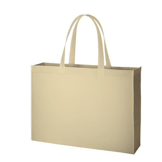 不織布スクエアトート（Ｌ） | ノベルティ(小物) | 1枚 | TR-0716 | ベージュ