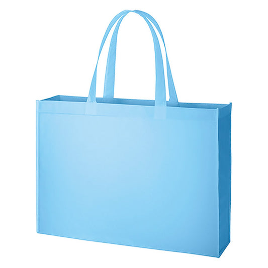 不織布スクエアトート（Ｌ） | ノベルティ(小物) | 1枚 | TR-0716 | フロスティブルー