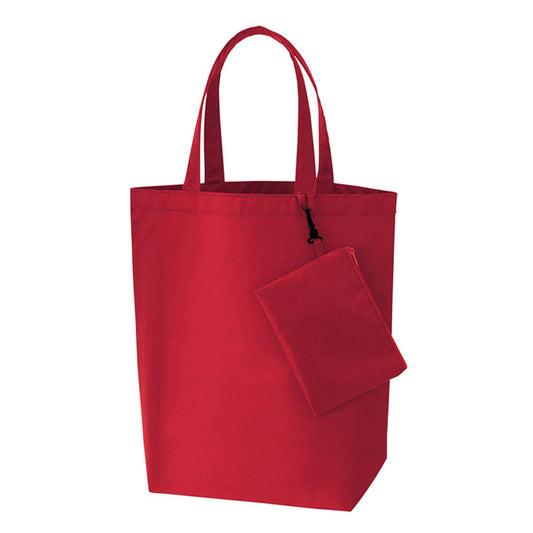 コンパクトバッグ（L）ポーチ付 | ノベルティ(小物) | 1枚 | TR-0728 | レッド