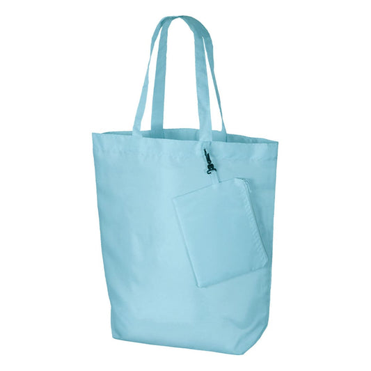 コンパクトバッグ（L）ポーチ付 | ノベルティ(小物) | 1枚 | TR-0728 | フロスティブルー