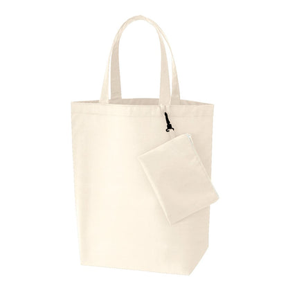 コンパクトバッグ（L）ポーチ付 | ノベルティ(小物) | 1枚 | TR-0728 | ホワイト