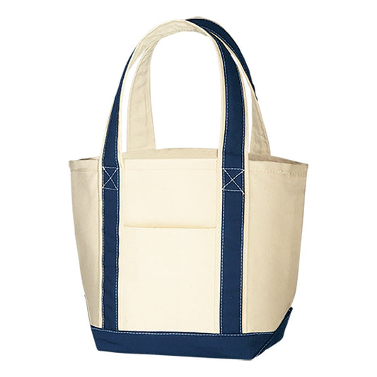 キャンバスバイカラートート（Ｓ） | ノベルティ(小物) | 1枚 | TR-0771 | ミッドナイトブルー