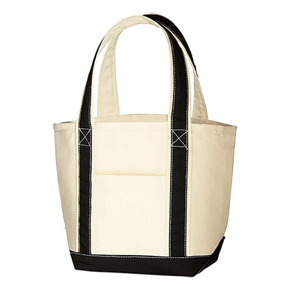 キャンバスバイカラートート（Ｓ） | ノベルティ(小物) | 1枚 | TR-0771 | ナイトブラック