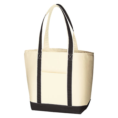 キャンバスバイカラートート（Ｌ） | ノベルティ(小物) | 1枚 | TR-0773 | ナイトブラック