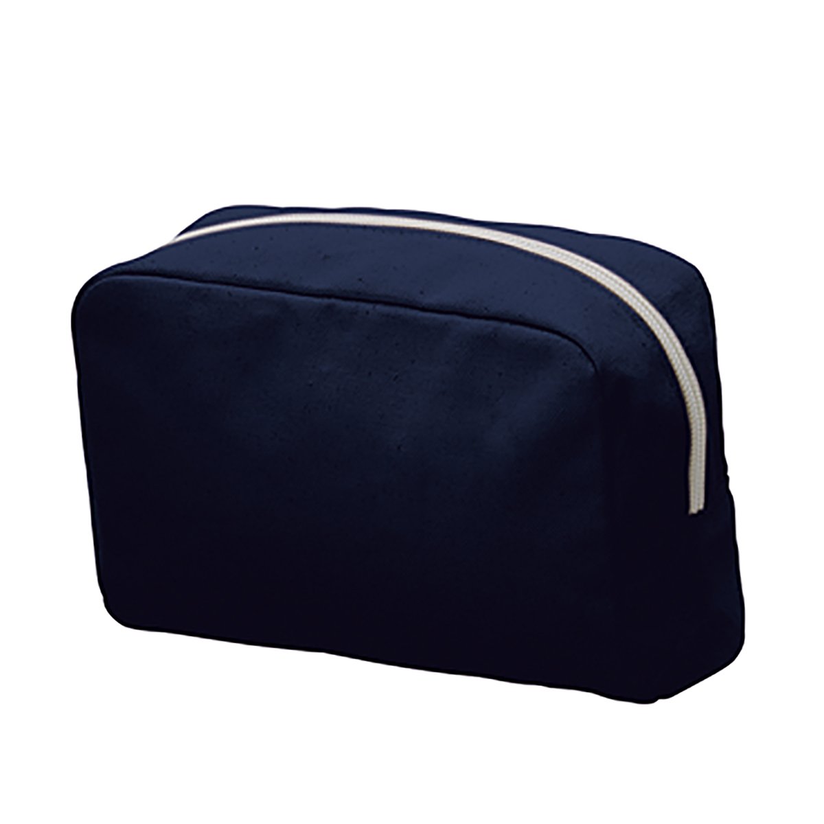 キャンバスファスナーポーチ（Ｍ） | ノベルティ(小物) | 1枚 | TR-0825 | ミッドナイトブルー