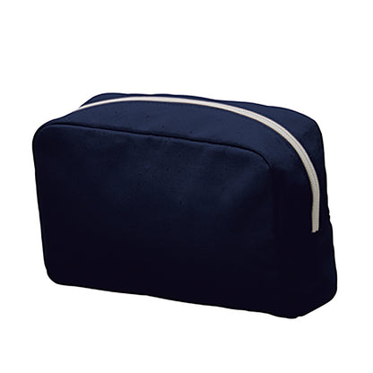 キャンバスファスナーポーチ（Ｍ） | ノベルティ(小物) | 1枚 | TR-0825 | ミッドナイトブルー
