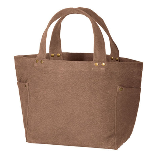 ウォッシュ キャンバスマルチスタッズトート（S) | ノベルティ(小物) | 1枚 | TR-0843 | ブラウン