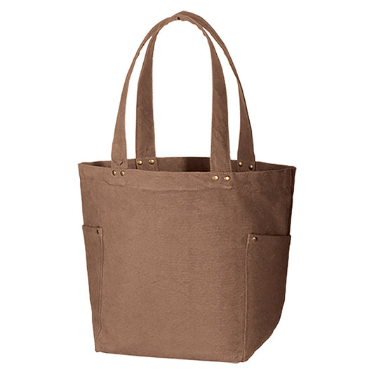 ウォッシュキャンバスマルチスタッズトート（M） | ノベルティ(小物) | 1枚 | TR-0844 | ブラウン