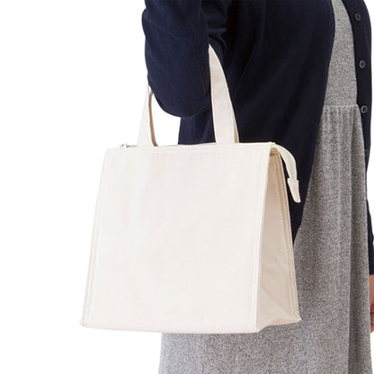 キャンバス スクエア保冷トート（S） | ノベルティ(小物) | 1枚 | TR-0868 | ナチュラル