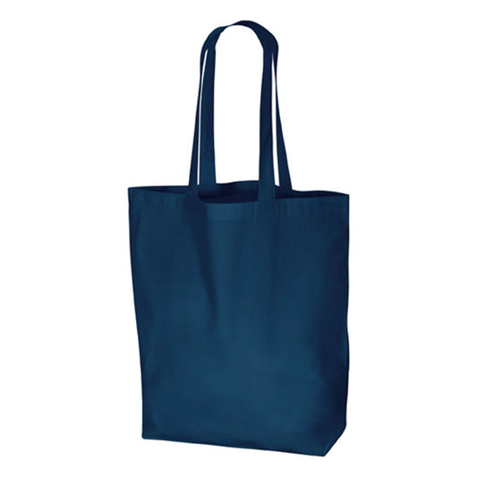 厚手コットン マチ付トート（L) | ノベルティ(小物) | 1枚 | TR-0913 | ネイビー