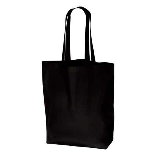 厚手コットン マチ付トート（L) | ノベルティ(小物) | 1枚 | TR-0913 | ブラック