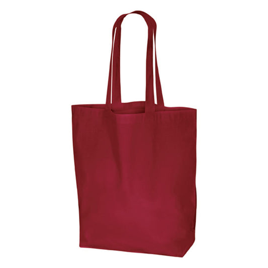 厚手コットン マチ付トート（L) | ノベルティ(小物) | 1枚 | TR-0913 | ワインレッド
