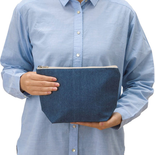 デニム デイリーポーチ（M） | ノベルティ(小物) | 1枚 | TR-0916 | インディゴ