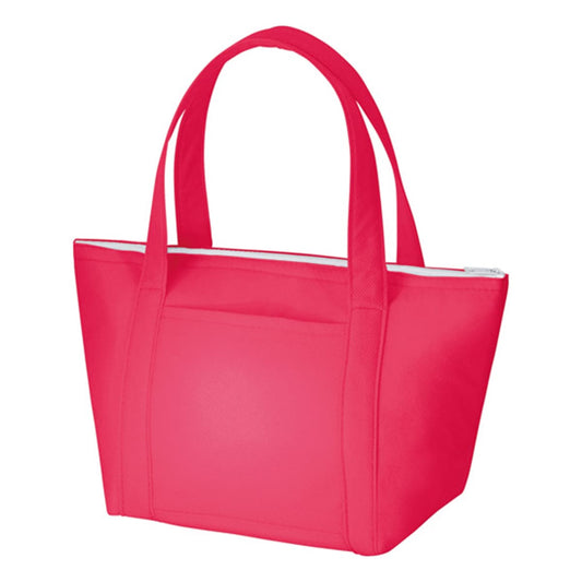 不織布 保冷ライントート | ノベルティ(小物) | 1枚 | TR-0920 | ビビットピンク