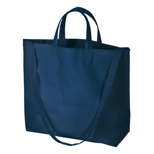 厚手コットン Wスタイルバッグ | ノベルティ(小物) | 1枚 | TR-0924 | ネイビー