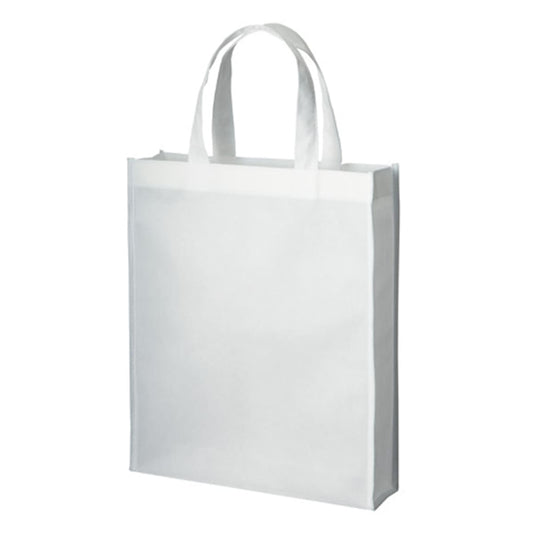 不織布 A4スクエアトート | ノベルティ(小物) | 1枚 | TR-0941 | ナチュラルホワイト