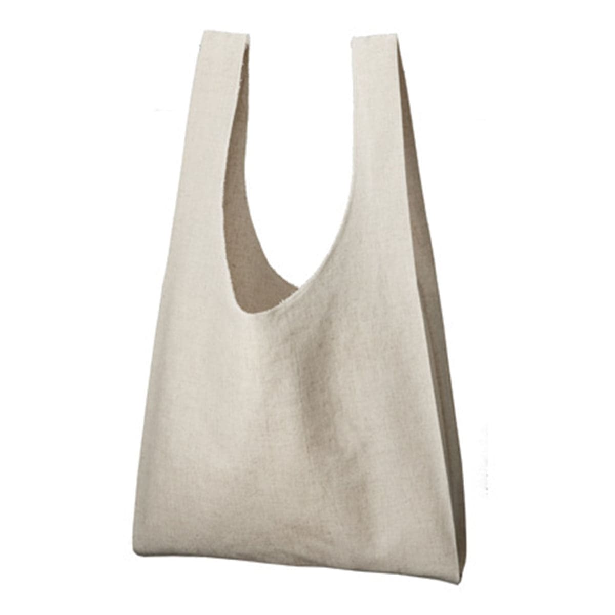 コットンリネン マルシェバッグ | ノベルティ(小物) | 1枚 | TR-0944 | ナチュラルベージュ