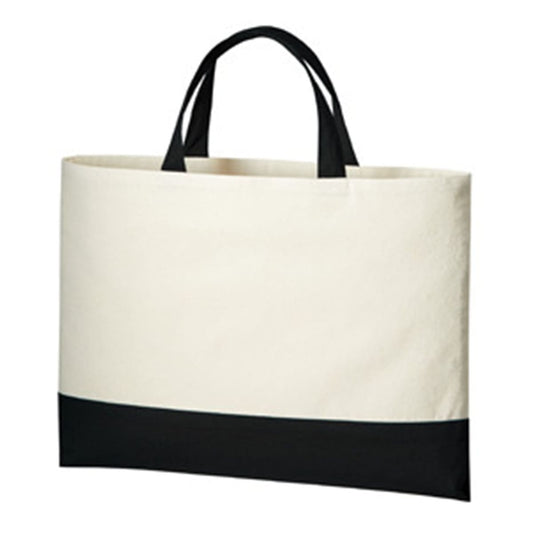 厚手コットン レッスントート | ノベルティ(小物) | 1枚 | TR-0959 | ブラック