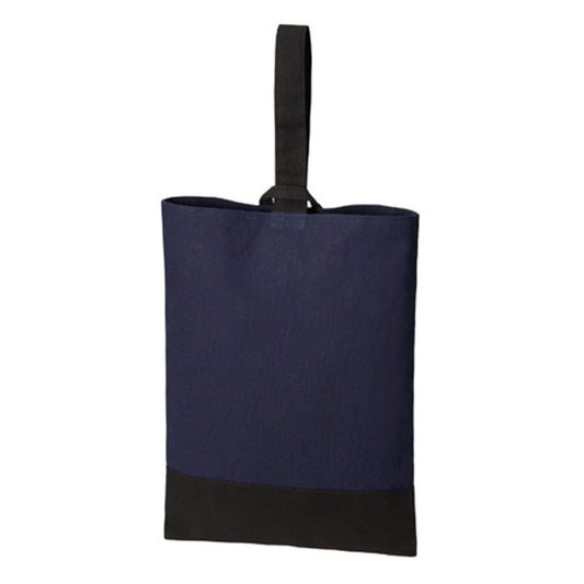 厚手コットン シューズケース | ノベルティ(小物) | 1枚 | TR-0960 | ネイビー×ブラック