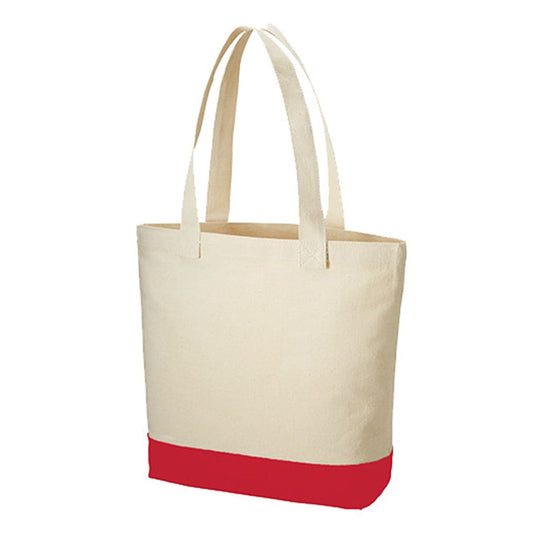 キャンバス カラーボトムアウトハンドルトート（M) | ノベルティ(小物) | 1枚 | TR-1014 | レッド
