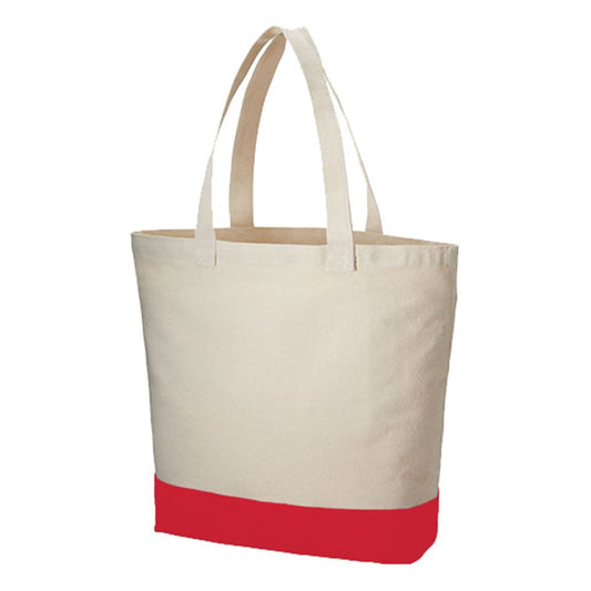 キャンバス カラーボトムアウトハンドルトート（L) | ノベルティ(小物) | 1枚 | TR-1015 | レッド