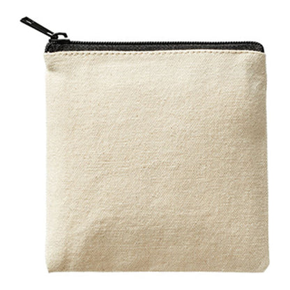 ライトキャンバス フラットポーチ（SS） | ノベルティ(小物) | 1枚 | TR-1055 | ナチュラル