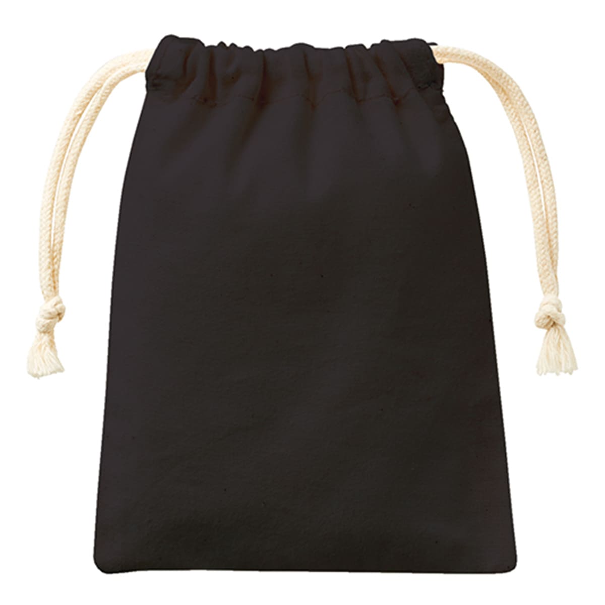 コットン巾着（SS） | ノベルティ(小物) | 1枚 | TR-1056 | ブラック