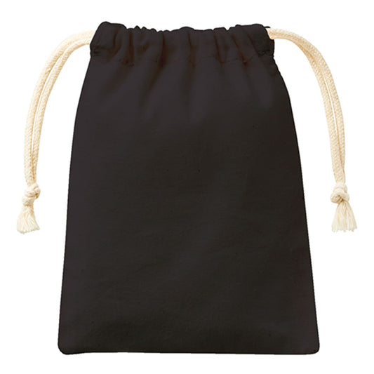 コットン巾着（SS） | ノベルティ(小物) | 1枚 | TR-1056 | ブラック
