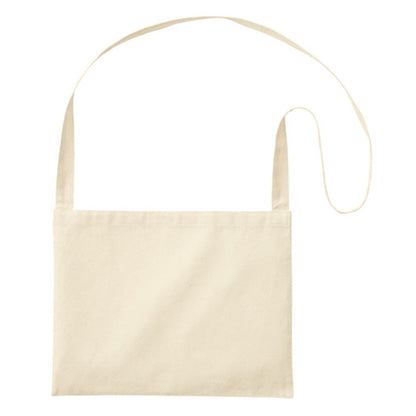 厚手コットン サコッシュ | ノベルティ(小物) | 1枚 | TR-1079 | ナチュラル