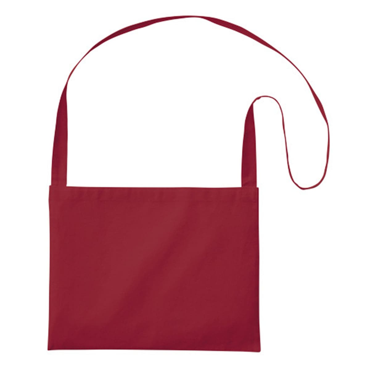 厚手コットン サコッシュ | ノベルティ(小物) | 1枚 | TR-1079 | ワインレッド