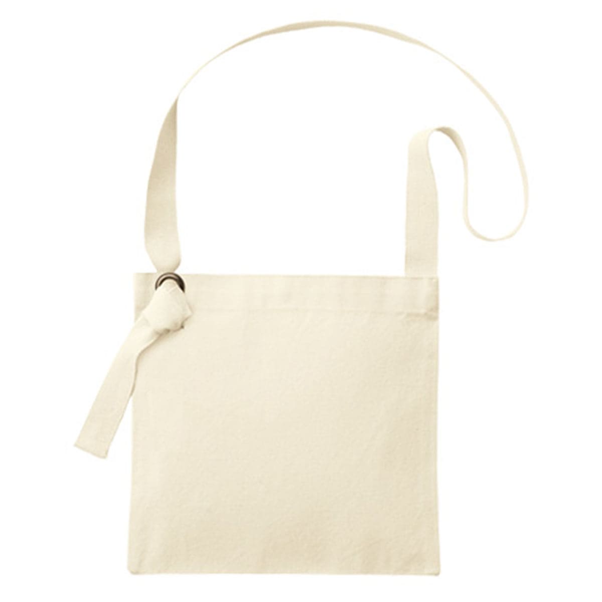 キャンバス スクエアサコッシュ | ノベルティ(小物) | 1枚 | TR-1081 | ナチュラル