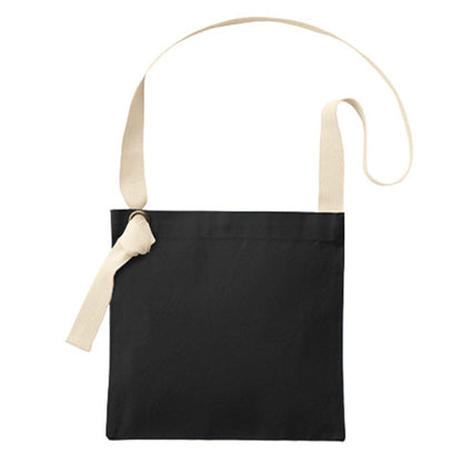 キャンバス スクエアサコッシュ | ノベルティ(小物) | 1枚 | TR-1081 | ナイトブラック