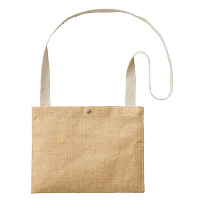 ジュート サコッシュ | ノベルティ(小物) | 1枚 | TR-1084 | ナチュラルベージュ