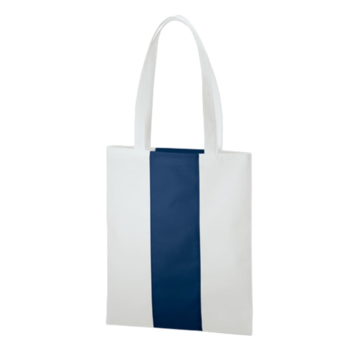 不織布 カラーライントート | ノベルティ(小物) | 1枚 | TR-1090 | ディープブルー
