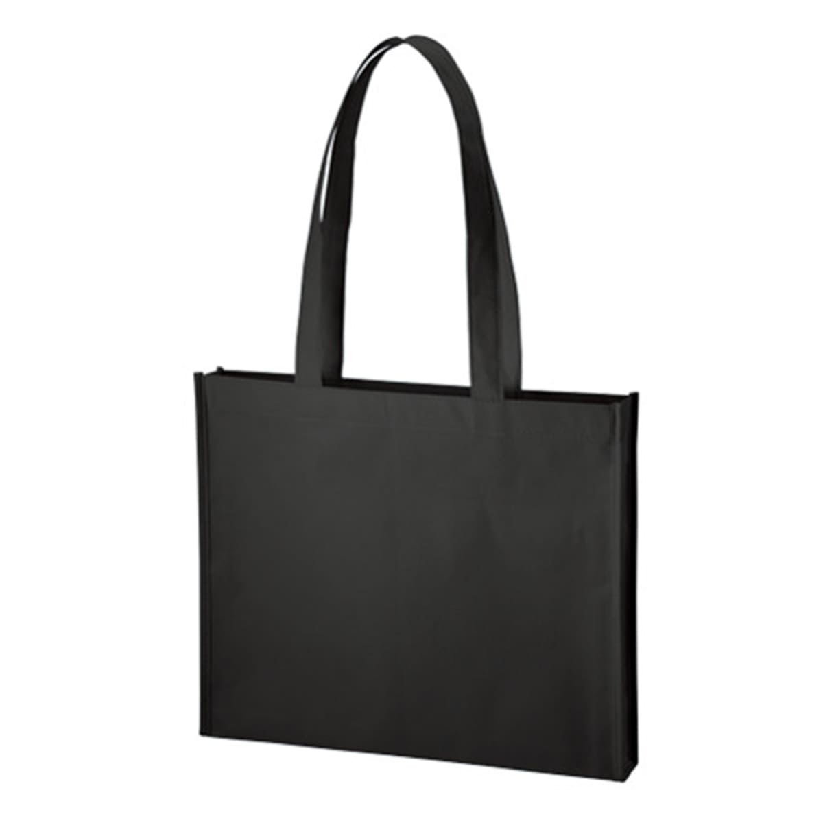 不織布 A4ワイドスクエアトート | ノベルティ(小物) | 1枚 | TR-1092 | ナイトブラック