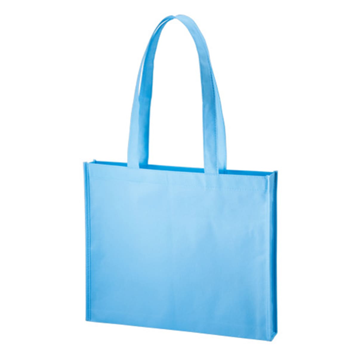 不織布 A4ワイドスクエアトート | ノベルティ(小物) | 1枚 | TR-1092 | フロスティブルー