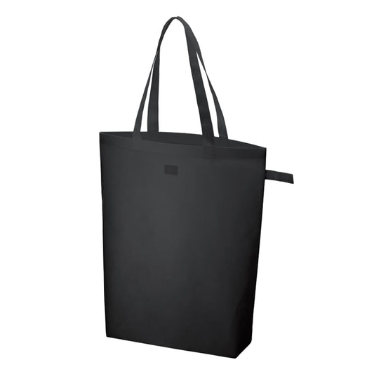 不織布 ポケッタブルマチ付トート | ノベルティ(小物) | 1枚 | TR-1127 | ナイトブラック