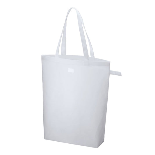 不織布 ポケッタブルマチ付トート | ノベルティ(小物) | 1枚 | TR-1127 | ナチュラルホワイト