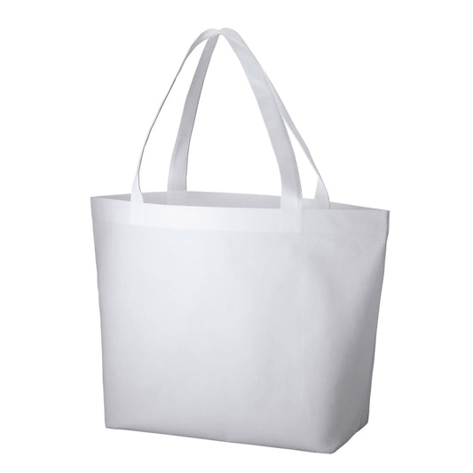 不織布 ビッグショッピングトート | ノベルティ(小物) | 1枚 | TR-1128 | ナチュラルホワイト