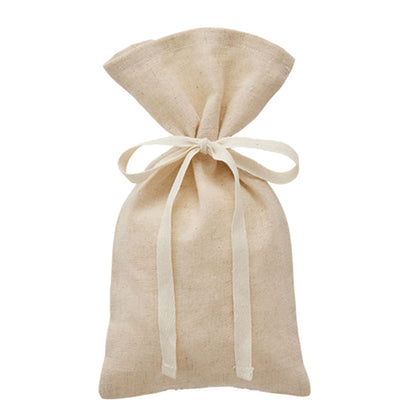 コットンリネン ラッピング巾着（S） | ノベルティ(小物) | 1枚 | TR-1151 | ナチュラルベージュ