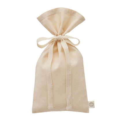 オーガニックコットン ラッピング巾着（S） | ノベルティ(小物) | 1枚 | TR-1153 | ナチュラル