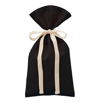厚手コットン ラッピング巾着（S） | ノベルティ(小物) | 1枚 | TR-1155 | ブラック