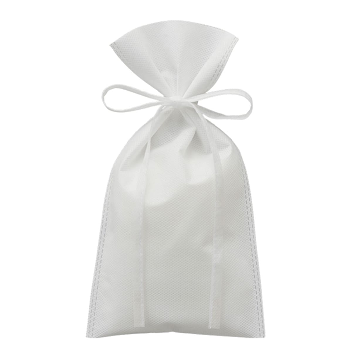 不織布 ラッピング巾着（S） | ノベルティ(小物) | 1枚 | TR-1160 | ナチュラルホワイト
